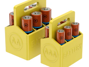 Printable Battery Holder 3D Print Model