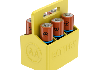 Printable Battery Holder Modèles 3D en vedette