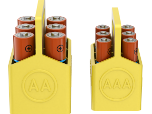 Printable Battery Holder Modèles 3D en vedette
