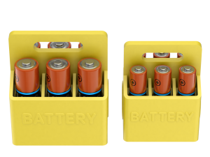 Printable Battery Holder Modèles 3D en vedette