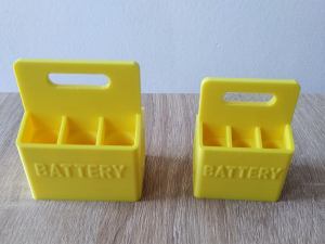 Printable Battery Holder Modèles 3D en vedette
