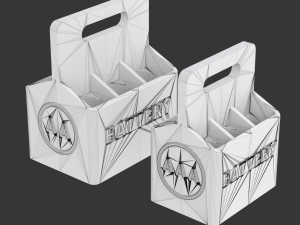 Printable Battery Holder Modèles 3D en vedette