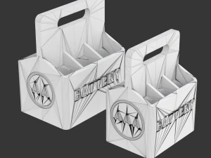 Printable Battery Holder 3D Print Model