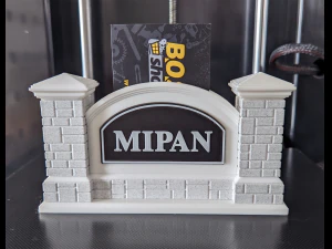 Pemegang Kartu Nama Tanda Monumen yang Dapat Dicetak Model Cetak 3D