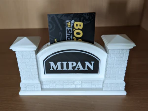 Pemegang Kartu Nama Tanda Monumen yang Dapat Dicetak Model Cetak 3D