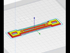 Pemegang Kartu Nama Tanda Monumen yang Dapat Dicetak Model Cetak 3D
