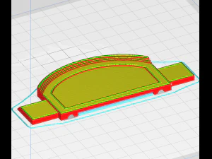 Pemegang Kartu Nama Tanda Monumen yang Dapat Dicetak Model Cetak 3D