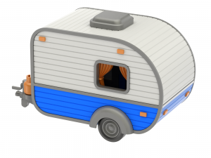 Printable Camper 3Dプリントモデル