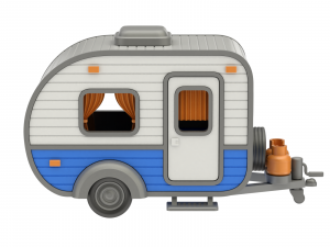 Printable Camper 3Dプリントモデル