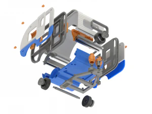 Campista para impress&atilde;o Modelo de Impressão 3D