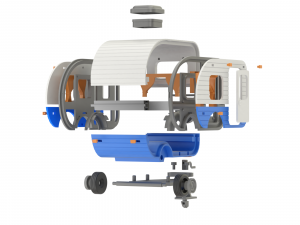 Printable Camper 3Dプリントモデル