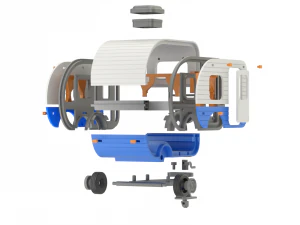 Campista para impress&atilde;o Modelo de Impressão 3D