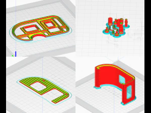 Campista para impress&atilde;o Modelo de Impressão 3D