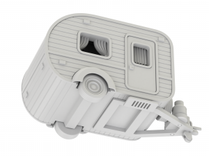 Printable Camper 3Dプリントモデル