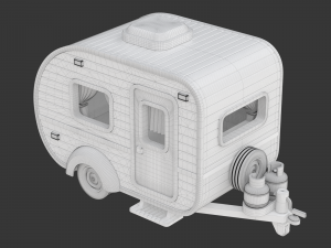 Printable Camper 3Dプリントモデル