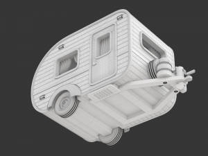 Printable Camper 3Dプリントモデル