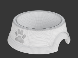 Printable Dog Bowl 3Dプリントモデル
