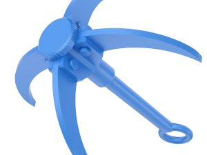 Printable Grappling Hook 3D Print Model