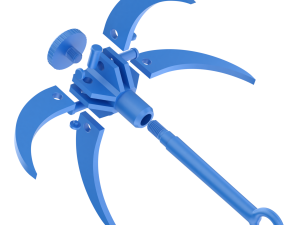 Printable Grappling Hook 3D Print Model