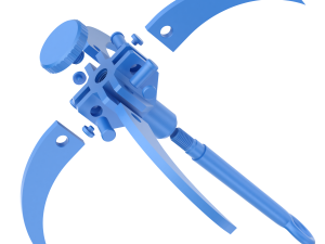 Printable Grappling Hook 3D Print Model