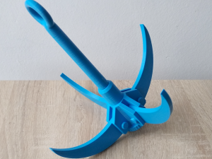 Printable Grappling Hook 3D Print Model