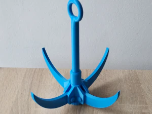 Printable Grappling Hook 3D Print Model