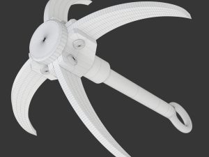 Printable Grappling Hook 3D Print Model