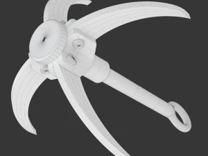 Printable Grappling Hook 3D Print Model