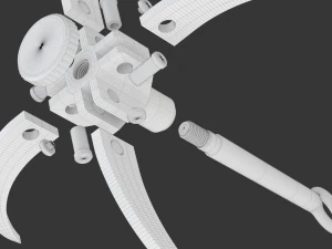 Printable Grappling Hook 3D Print Model