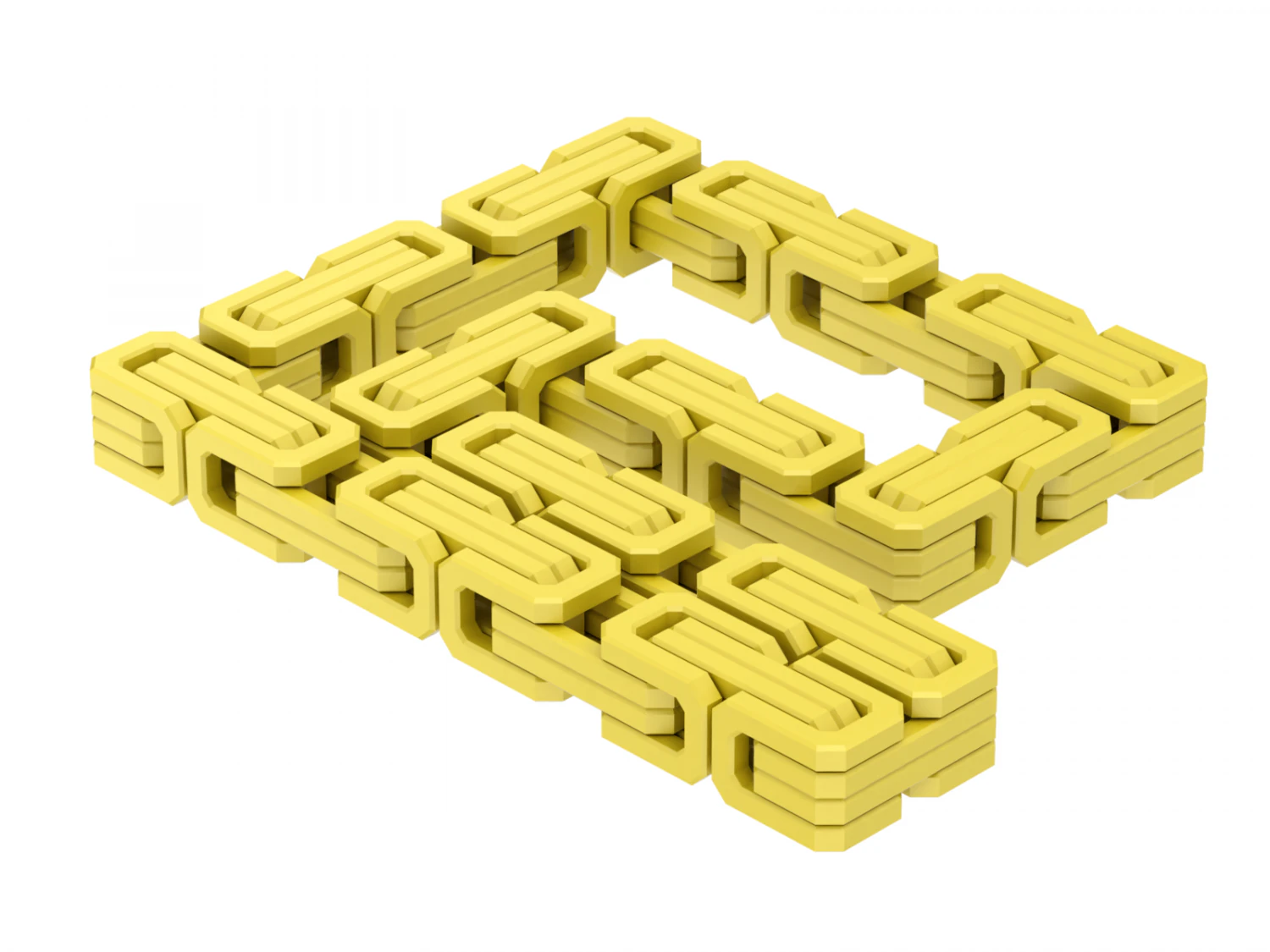 Printable King Chain 3D Print Model .c4d .max .obj .3ds .fbx .stl .blend 