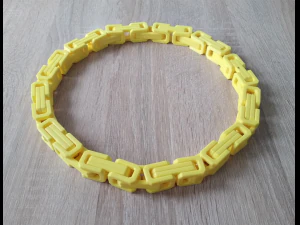 Printable King Chain 3D Print Model