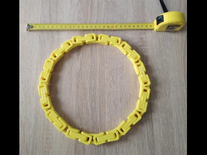Printable King Chain 3D Print Model
