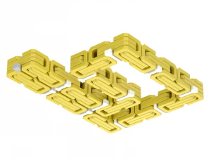 Printable King Chain 3D Print Model