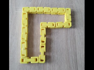 Printable King Chain 3D Print Model