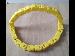 Printable King Chain 3D Print Model