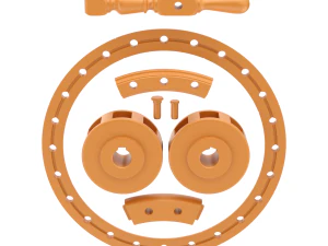 Printable Ship Wheel 3D Print Model