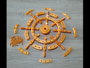 Printable Ship Wheel Modelo de impresión 3D