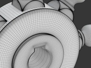 Printable Ship Wheel 3D Print Model