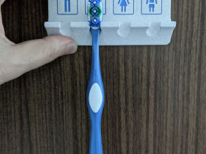 Printable Toothbrush Holder 3D Print Model