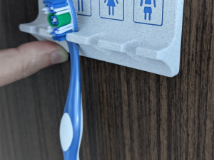 Printable Toothbrush Holder Modèles 3D en vedette