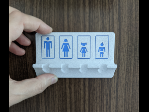 Printable Toothbrush Holder Modèles 3D en vedette