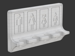 Printable Toothbrush Holder Modèles 3D en vedette