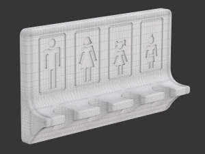 Printable Toothbrush Holder 3D Print Model