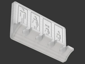 Printable Toothbrush Holder 3D Print Model