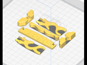 Katana Stand For Pencil 3D Print Model