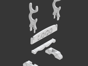 Katana Stand For Pencil Modèles 3D en vedette