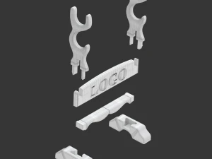 Katana Stand For Pencil 3D Print Model