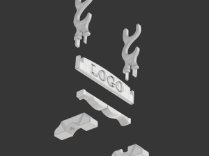 Katana Stand For Pencil Modèles 3D en vedette