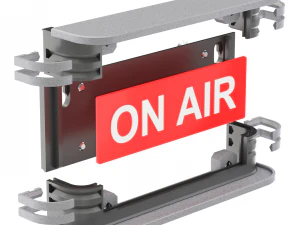 Yazdırılabilir Vintage Canlı Yayın Tabelası 3D Baskı Modeli