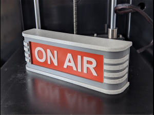 Printable Vintage On Air Sign 3D Baskı Modeli